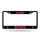 NC State Wolfpack Black Chrome Frame with Printed Inserts