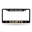 Saints Black Chrome Frame W/ Printed Insert