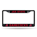 Jacksonville State Gamecocks Black Chrome License Plate Frame