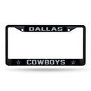 Cowboys Black Chrome Frame W/ Printed Insert