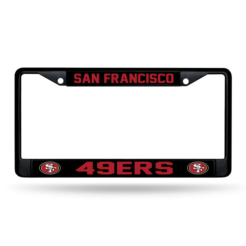 49Ers Black Chrome Frame W/ Printed Insert