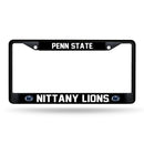 Penn State Nittany Lions Black Metal License Plate Frame (Printed Insert)