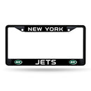 New York Jets Black Metal License Plate Frame