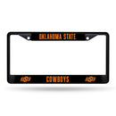 NCAA Oklahoma State Cowboys 12" x 6" Black Metal Car/Truck Frame Automobile Accessory By Rico Industries