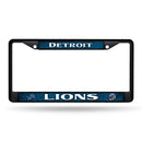 Detroit Lions Black Chrome Frame (Printed Inserts)