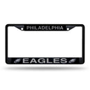NFL Philadelphia Eagles 12" x 6" Black Metal Car/Truck Frame Automobile Accessory By Rico Industries