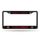 Iowa State Cyclones Black Metal Frame With Printed Inserts