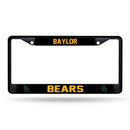 Baylor Bears Black Metal License Plate Frame (Printed Insert)