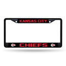 Chiefs Black Chrome Frame W/ Printed Insert