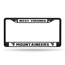 West Virginia Mountaineers Black Metal Frame With Printed Inserts