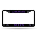 Central Arkansas Bears Black Chrome License Plate Frame (Printed Inserts)
