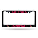 Cardinals -Az Black Chrome Frame W/ Printed Insert