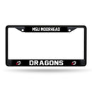 Minnesota State–Moorhead Dragons Black Chrome License Plate Frame (Printed Inserts)