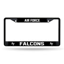 Air Force Academy Falcons Black Metal License Plate Frame (Printed Insert)