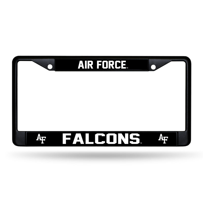 Air Force Academy Falcons Black Metal License Plate Frame (Printed Insert)