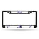 Utah Jazz Black Metal License Frame