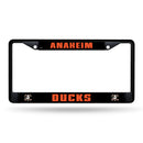 Anaheim Ducks Black Metal License Plate Frame