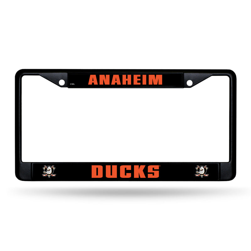 Anaheim Ducks Black Metal License Plate Frame