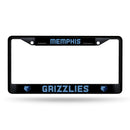 Memphis Grizzlies Black Metal License Plate Frame (Printed Insert)
