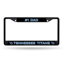 # 1 Dad Titans Black Chrome Frame