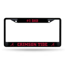 #1 Dad Alabama Black Chrome Frame