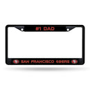 # 1 Dad 49Ers Black Chrome Frame