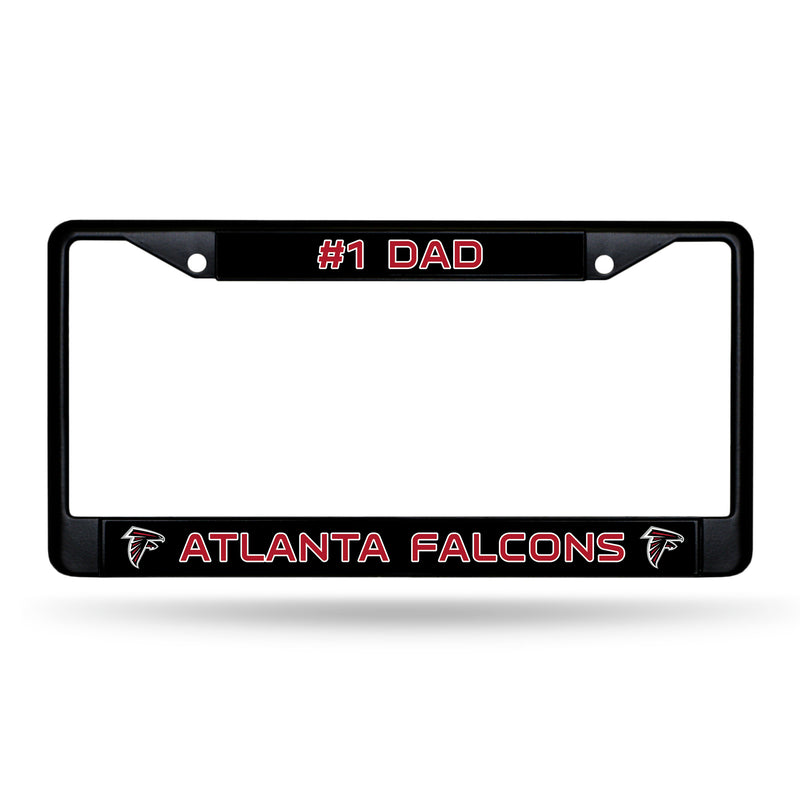 # 1 Dad Falcons Black Chrome Frame