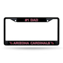 # 1 Dad Cardinals - Az Black Chrome Frame
