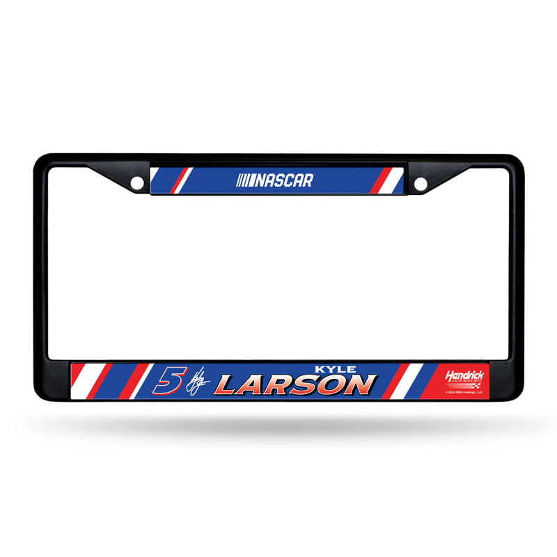 Kyle Larson Black Chrome Frame With Printed Insert