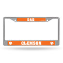 Clemson Dad Chrome Frame with Printed Inserts