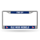 Mississippi University - Landshark Alternate Logo - Chrome Frame
