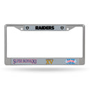 Raiders 3 Time Sb Champ Chrome Frame