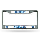 NCAA Kentucky Wildcats 12" x 6" Silver Chrome Car/Truck/SUV Auto Accessory By Rico Industries