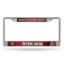 San Francisco 49ers Chrome Frame with Printed Inserts