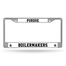NCAA Purdue Boilermakers 12" x 6" Silver Chrome Car/Truck/SUV Auto Accessory By Rico Industries