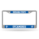 Indiana State Sycamores Chrome Frame with Printed Inserts