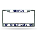 NCAA Penn State Nittany Lions 12" x 6" Silver Chrome Car/Truck/SUV Auto Accessory By Rico Industries