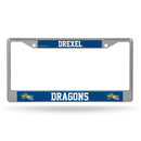 Drexel Dragons Chrome License Plate Frame (Printed Inserts)