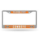 Oklahoma State Chrome Frame (W/ Printed Inserts)