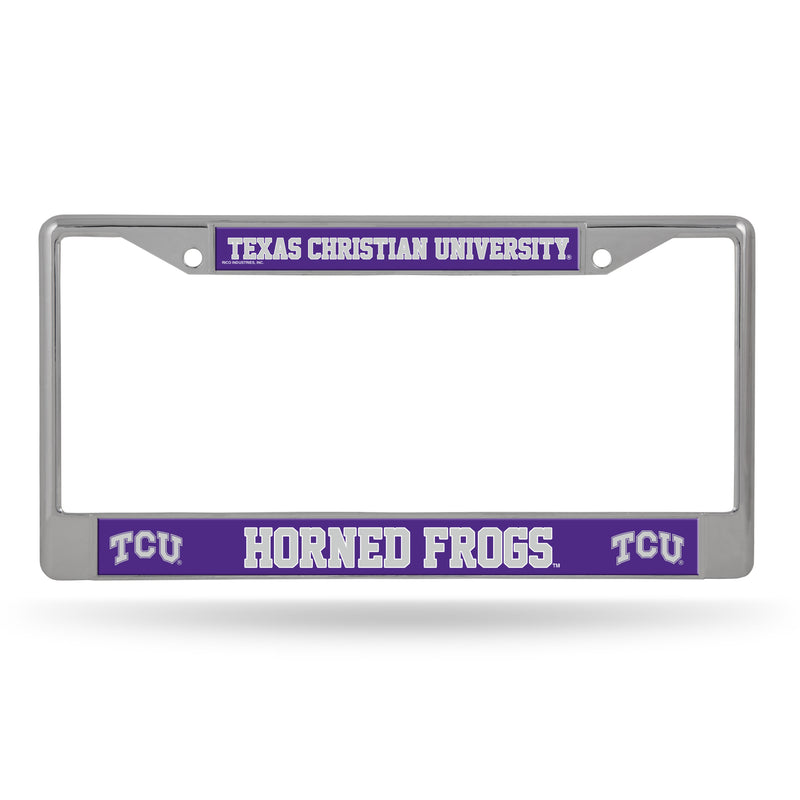 TCU Horned Frogs Chrome Frame