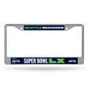 Seattle Seahawks 2026 Super Bowl LX Bound Chrome Frame