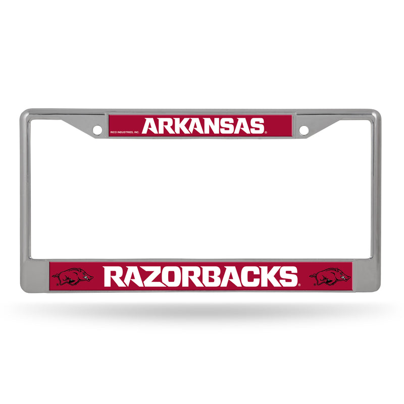 Arkansas Razorbacks Chrome Frame (Printed Inserts)