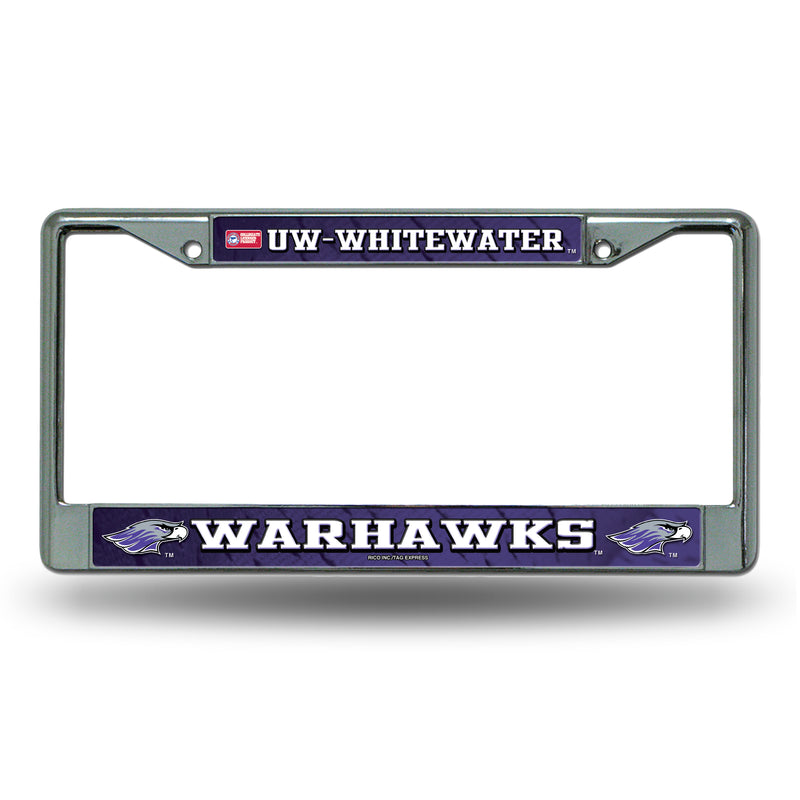 Wisconsin-Whitewater Warhawks Chrome Frame