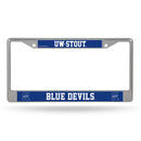 Wisconsin-Stout Blue Devils Chrome Frame
