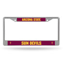 Arizona State Sun Devils Chrome License Plate Frame (Printed Inserts)