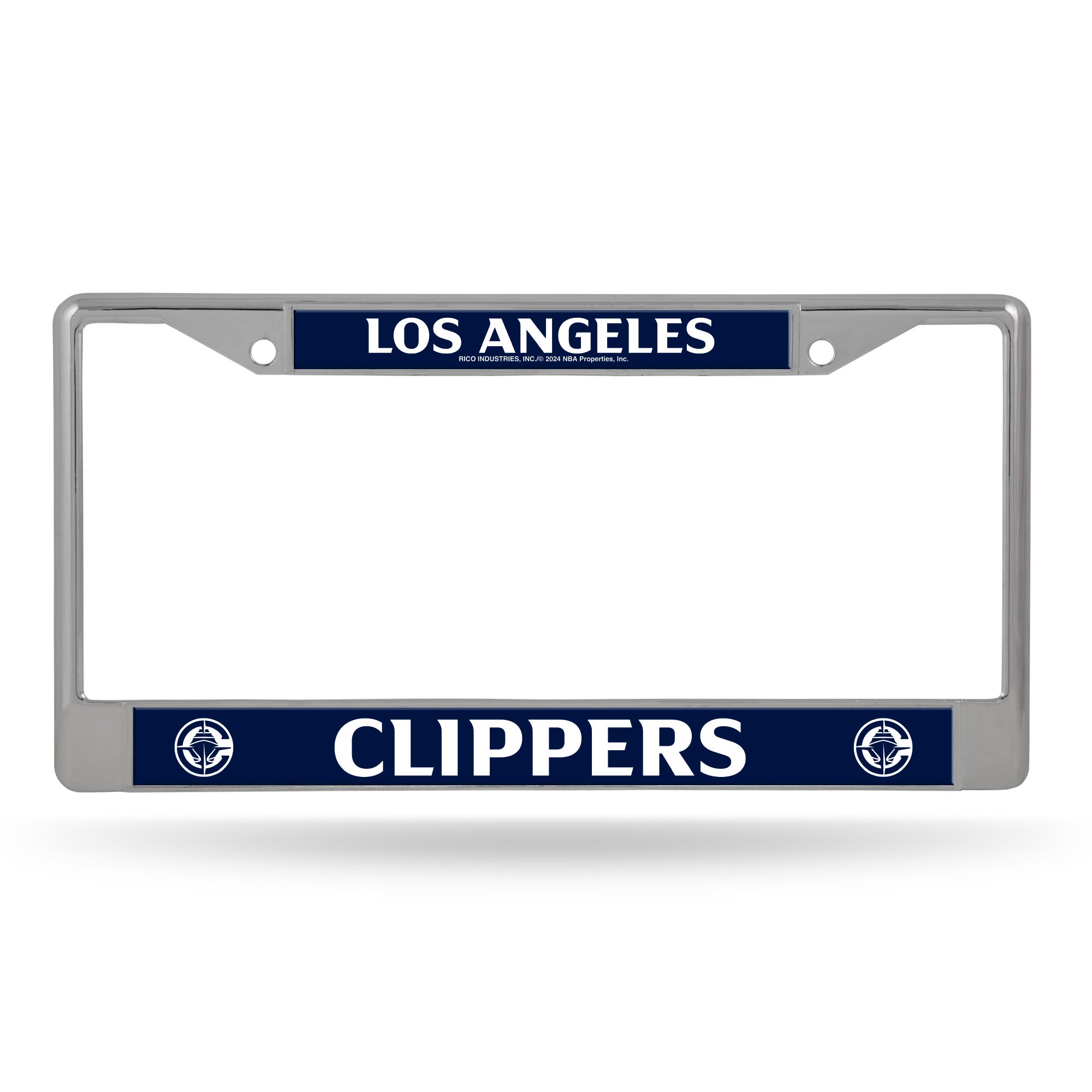 Los Angeles Clippers Chrome License Plate Frame (Printed Insert)
