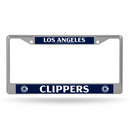 Los Angeles Clippers Chrome License Plate Frame (Printed Insert)
