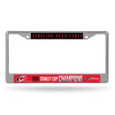 Carolina Hurricanes 2026 Stanley Cup Champions Chrome Frame With Printed Inserts