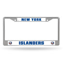 NHL New York Islanders 12" x 6" Silver Chrome Car/Truck/SUV Auto Accessory By Rico Industries