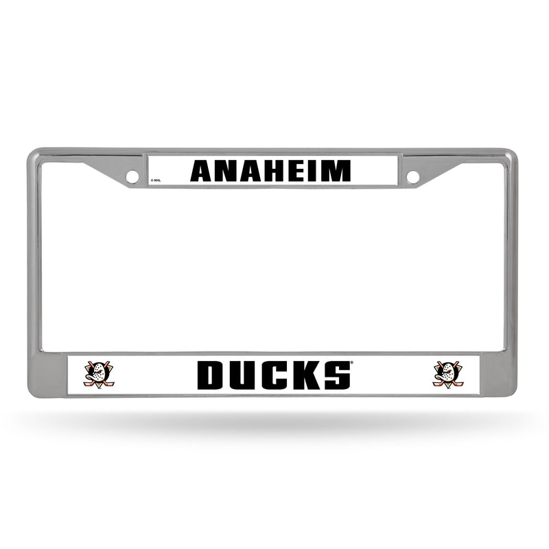 Anaheim Ducks Chrome License Plate Frame (12" x 6")